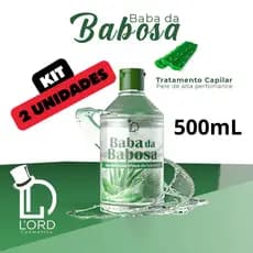 Kit 2 Baba da Babosa 500mL Lord Cosméticos | Hidratação Natural para Cabelo e Pele com Aloe Vera