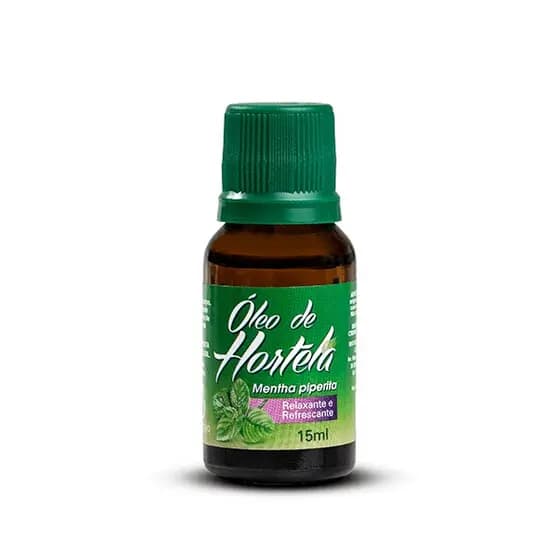 Óleo Essencial De Hortelã Menta Piperita BioSeiva 15ml Aromaterapia Massagem Corpo Difusor Relaxante