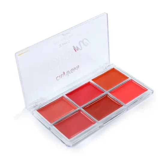 Paleta 3 em 1 City Girls Color Me Contorno Blush Iluminador Make Completa