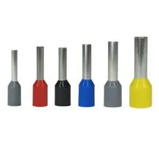 Kit Terminal Tubular Ilhós 0,75/1,00/1,5/2,5/4/6mm - 600un Elétrico Tubo Ilhos Tubolar Isolado Pré Isolado Conectores