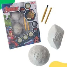 Marvel Avengers  Kit Escavação Moedas Vingadores Toyng