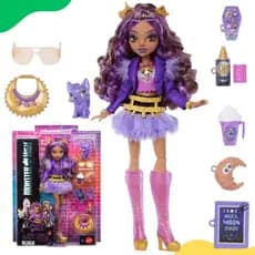 Boneca Monster High Fashion Novo Visual Mattel 27 cm Articulada sim HPD53