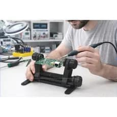 Suporte para Placa de Circuito Impresso, Ajustável, Fixação com Rosca, Equipamentos e Projetos - ABERTURA:20cm