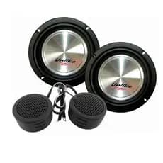 Kit 2 Vias Unlike 6 Pol 180rms Par Graves / Medios / Tweeter Unf61 + tw