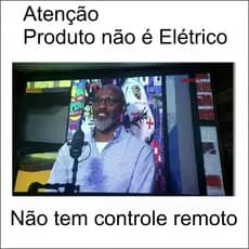 Tela de Projeção 1,50x1,18m em Vinil PVC Branco com Fundo Cinza – Somente a Lona