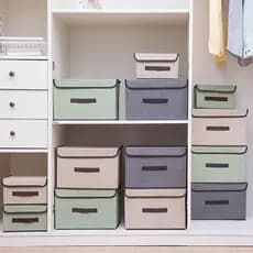Caixa Mutiuso Organizadora Colors Dobravel TNT para armarios, guarda roupas (unidade)