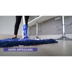 Mop Pó E Espanador com Cabo de Aluminio Para Limpeza Porcelanato Laminados Casa Escritórios