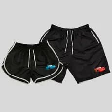 Conjunto Mozão Namorados Shorts Casais Mcqueen & Sally Bermudas de Casal