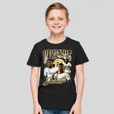 Camisetas Vinicius Junior Infantil Blusas Jogador Caro Estampada