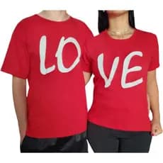 Kit Casal Camisetas Mozão Conjunto Camisas de Casais Love Amor Namorados