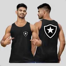 Camisa Regata Botafogo Campeão Cavada Fogão envio rapido