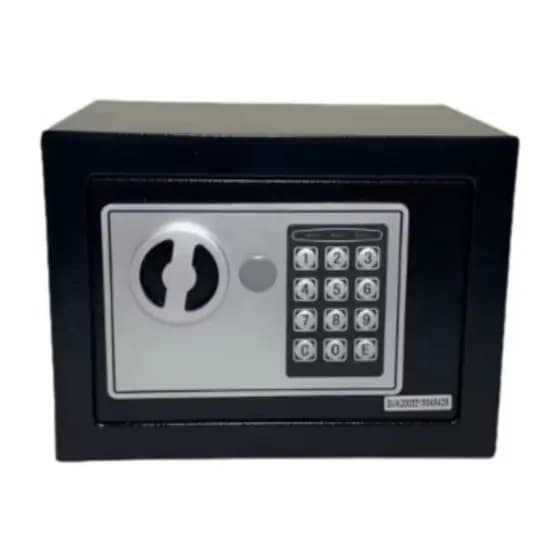 Cofre Eletrônico Digital Startools Preto com Fechadura Digital e Compartimento Interno Espaçoso