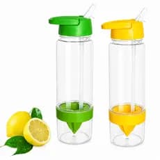 Espremedor de Frutas Manual Portátil Squeeze 2 em 1 Cozinha Sucos