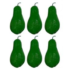 Kit 6 Chuchu De Plástico Realista Decorativa Educacional