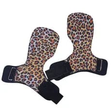 Luva Hand Grip Profissional Treino Musculação Crossfit Couro Neoprene e Velcro Reforçado