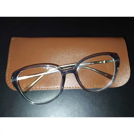 Kit 3 Estojo Para Óculos Capinha Porta Óculos Masculino Feminino em Couro Ecológico Caramelo