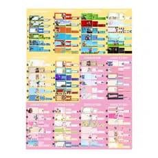Kit Escolar Personalizado – 200 Etiquetas Variadas | Resistente à Água | Envio Rápido