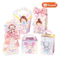 kit festa personalizada caixinhas lembrancinhas circo rosa