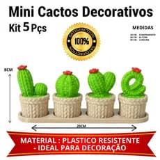 Vaso decorativo mini vaso cacto trico 3d base para vasos Amor decorativo