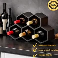 Adega de vinho Mini adega luxuosa porta vinhos suporte para vinho adega de mesa