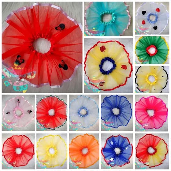Saia Tule para bebê  menina - Mesversário Temático