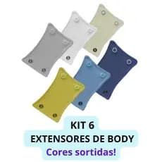 Kit 6 Extensor Alongador De Body Bebê Menina/Menino Algodão