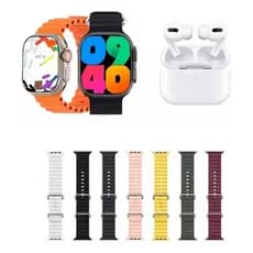 Smartwatch S9 Ultra Max Imperdível + Kit 7 Pulseiras + Fone