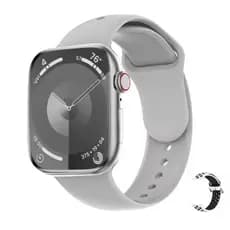 Relógio Inteligente Smartwatch  Max Masculino E Feminin Cor Da Pulseira Prata Serie 10