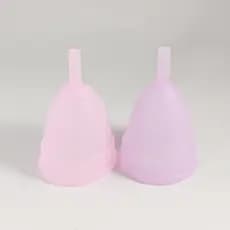 1 Copinho coletor menstrual de silicone medicinal + saquinho