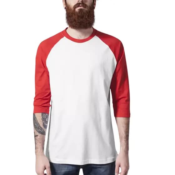 Camiseta Masculina Classica Manga 3/4 Raglan Malha PV anti Pilling 25% Proteção UV