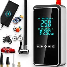 Mini Compressor de Ar Portatil Bomba De Ar Calibrador Elétrico Carro Bike Digital USB Pneu Envio Imediato