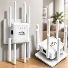 Roteador Wifi 300 Mbps 8 Antenas Repetidor E Amplificador De Sinal Sem Fio Roteador Potente Longo Alcance