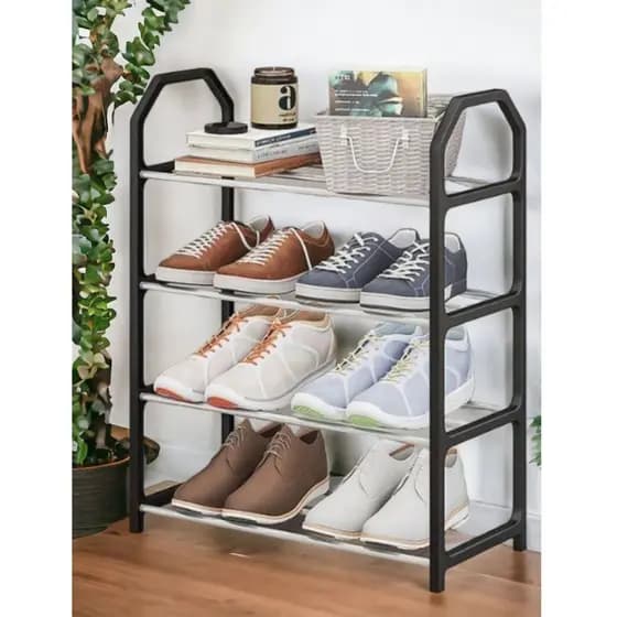 Sapateira Organizadora Prateleira Para Sapatos Desmontável até 8 pares Sapato