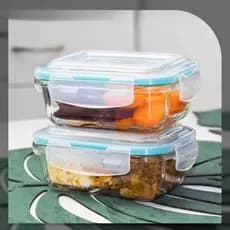 Pote Vidro Com Tampa Hermético Marmita Porta Mantimentos 1 unidade 640ml
