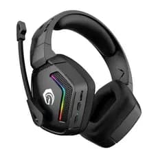 Fone de Ouvido Gamer Bluetooth RGB com Microfone Estéreo