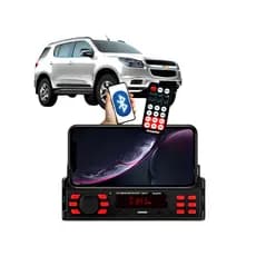 Rádio MP3 Player Som Automotivo 5010 Bluetooth Suporte Stand para Celular Universal 1 Din USB