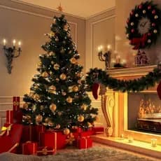 Àrvore de Natal Pinheiro Decoração Natalina 2,40m Verde 1400 Galhos