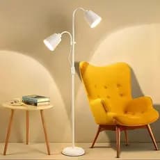 luminaria de chão LED  de disponíveis para sala de estar, quarto, sala de estudo e escritório, lâmpadas
