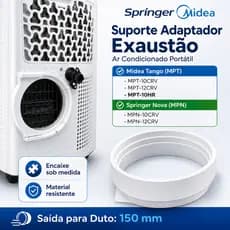 Suporte Ar Condicionado Portátil Midea Tango / Springer Nova MPT10CRV MPT12CRV MPN10CRV MPN12CRV