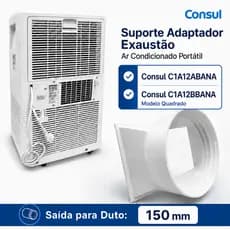 Suporte Adaptador Exaustão Ar Condicionado Portátil Consul Facilite C1A12ABANA
