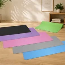 Tapete Yoga EVA impermeável | textura antiderrapante | acompanha alça