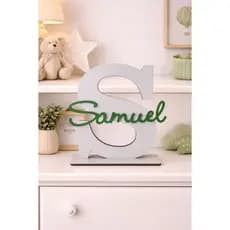 Letreiro Nome Personalizado Decorativo MDF para Quarto Infantil Bebê