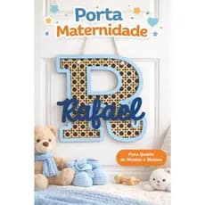 Porta Maternidade Personalizado Nome Bebê Decoração