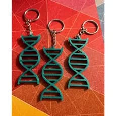 [O MAIS BARATO+ENVIO RÁPIDO!] Chaveiro DNA - Cromossomo - 3D