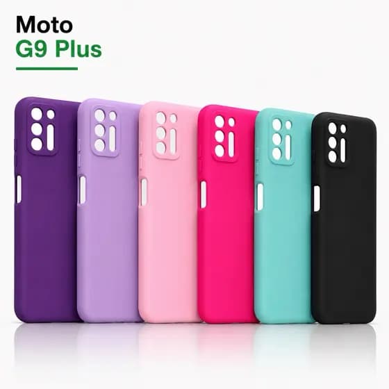 Capa Para Motorola Moto G9 Plus Silicone Aveludada Capinha de Celular