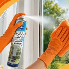 Limpa Vidros 400ml Spray Espuma Tira Manchas Vidro Espelho Limpeza Box Eficaz Sem Gordura e Marca