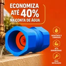 Valvula de Retenção Universal Soldavel 3/4 Air Lock  Anti Retorno de Água Alta Vazão