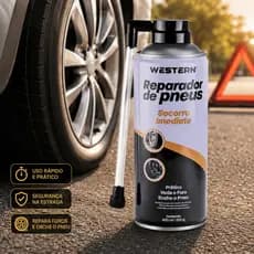 Reparador De Pneus Spray Instantâneo Reparo Furo de Pneu Conserto Rápido Emergencial 400ml