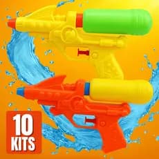 Kit Pistola Lança Agua Arminha Arma de Brinquedo Infantil Cor Sortida  Praia Piscina Festa