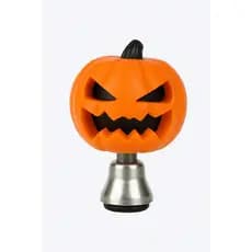 Tampa Decorativa de Pino de Pneu – Abóbora Halloween 3D